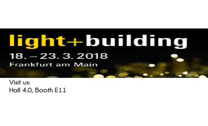 2018年法蘭克福燈光照明暨建築物自動化展 Hall 4.0 E11