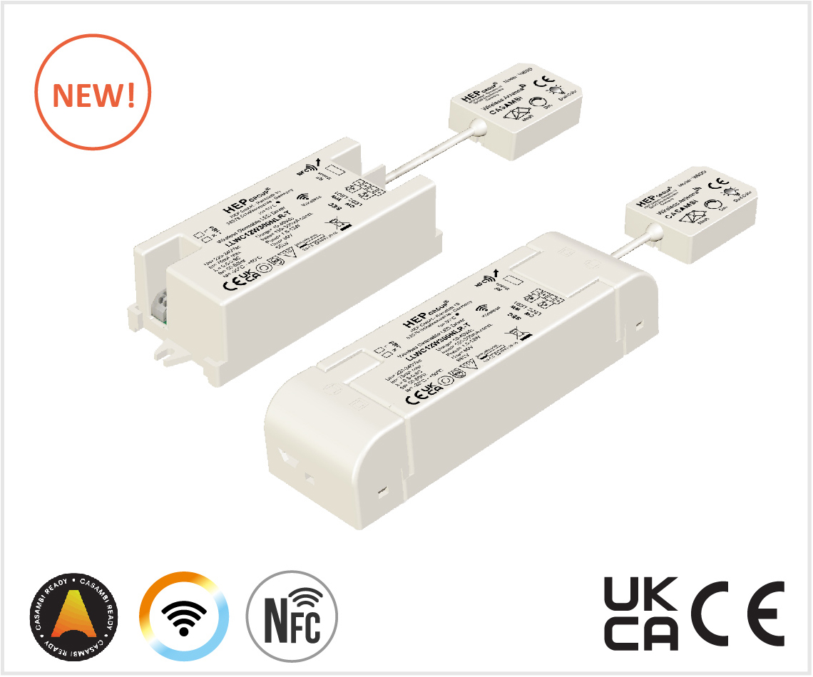 LLWC 12W 150-300mA NFC CASAMBI TunableWhite