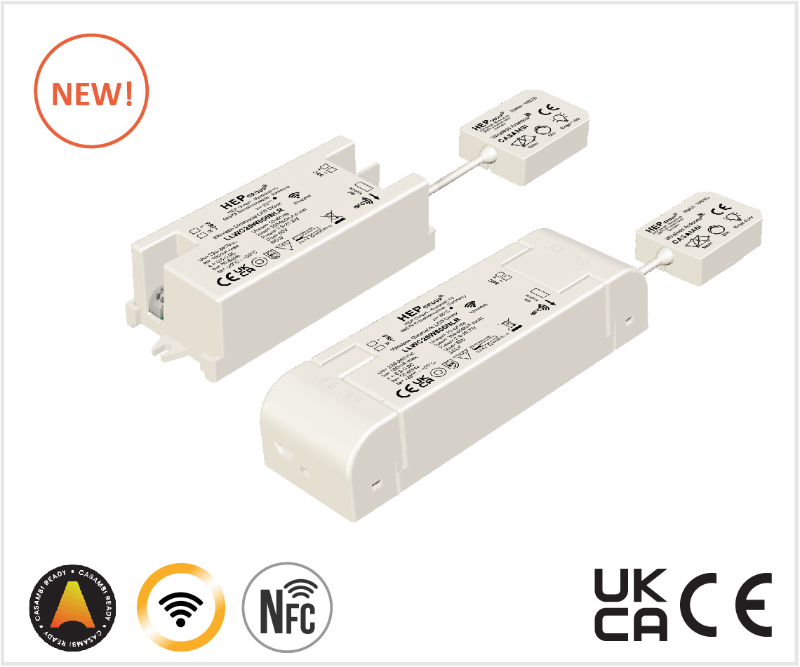 LLWC 25W 350-600mA NFC CASAMBI调光