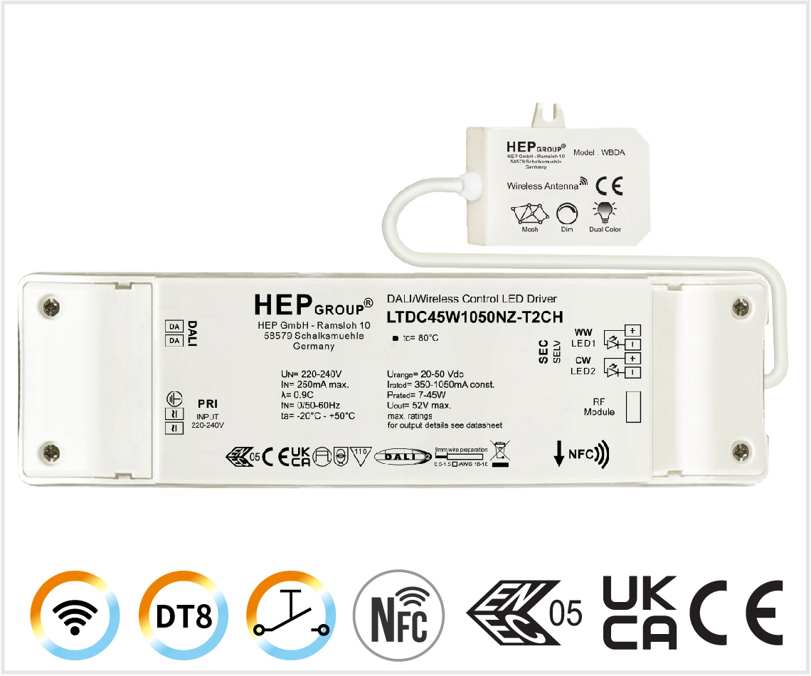 LTDC45W1050NZ-T2CH + WBDA