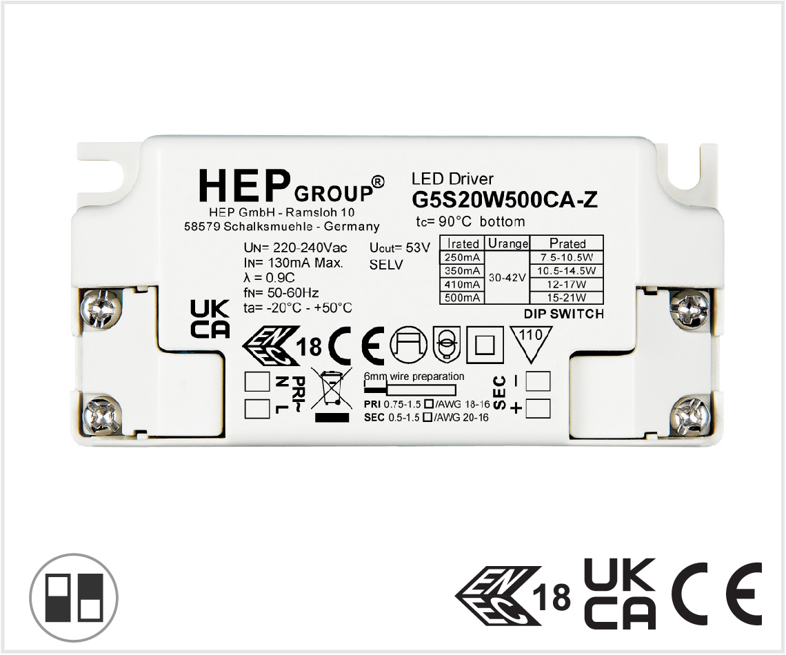 G5S 20W 250-500mA DIPswitch