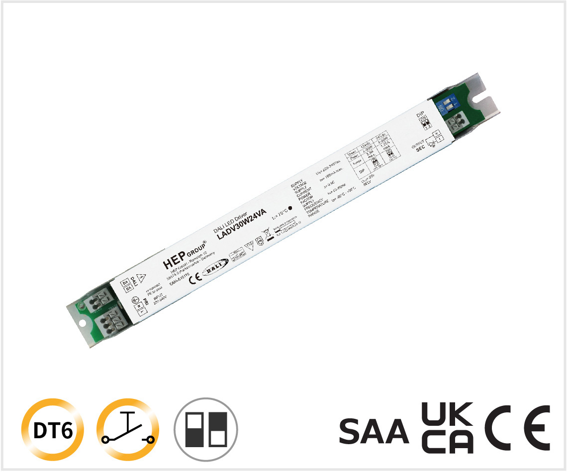 LADV 30W 24V DIPswitch调电流 DALI-2 DT6调光