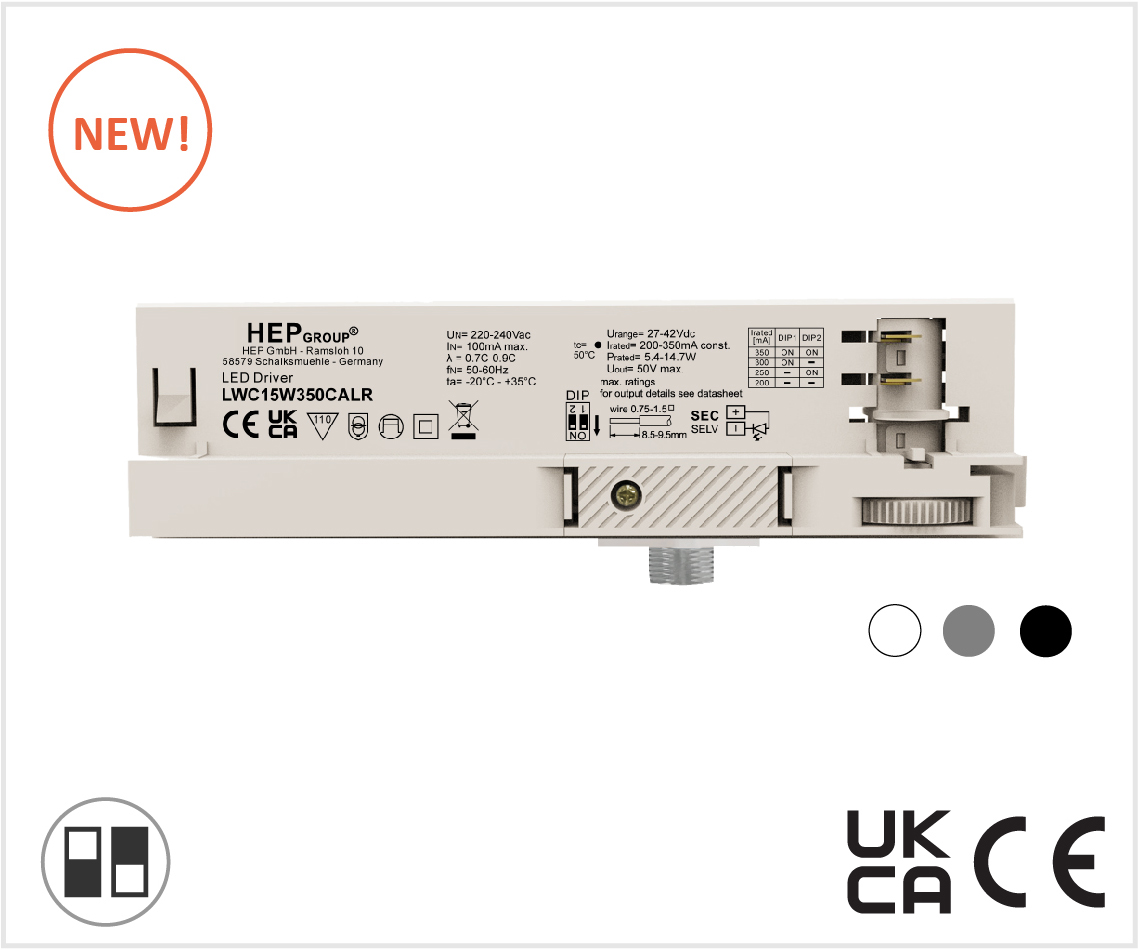 LWC 15W 200-350mA DIPswitch 轨道灯专用 恒流驱动器