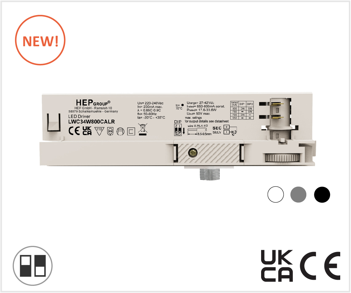 LWC 34W 650-800mA DIPswitch 軌道燈專用 恆流驅動器